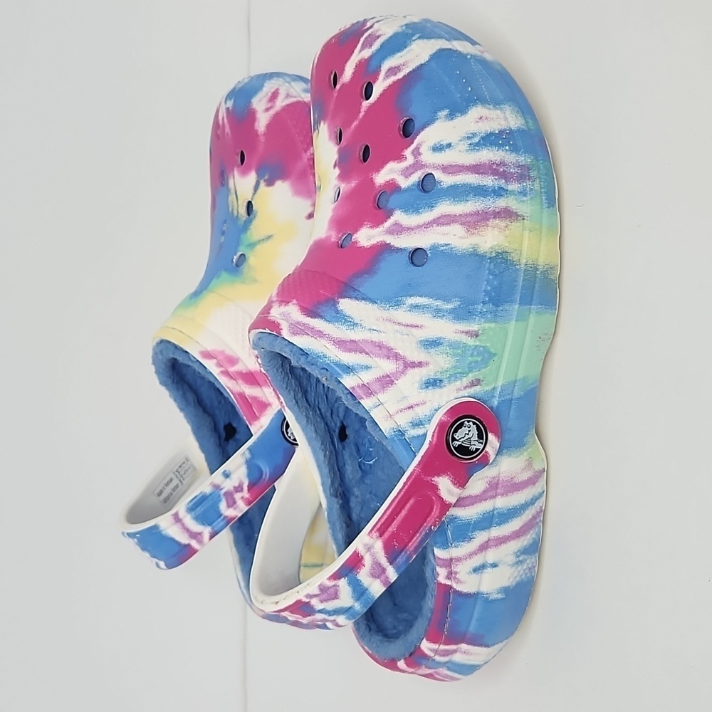 Crocs classic lined tie dye clog